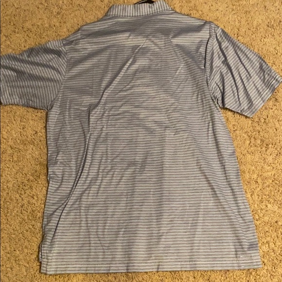 White and black Peter millar golf shirt - Picture 4 of 4